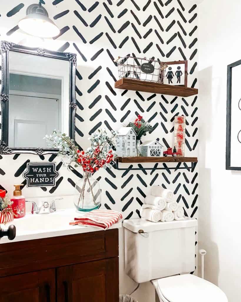 25 Transforming Black and White Small Bathroom Ideas