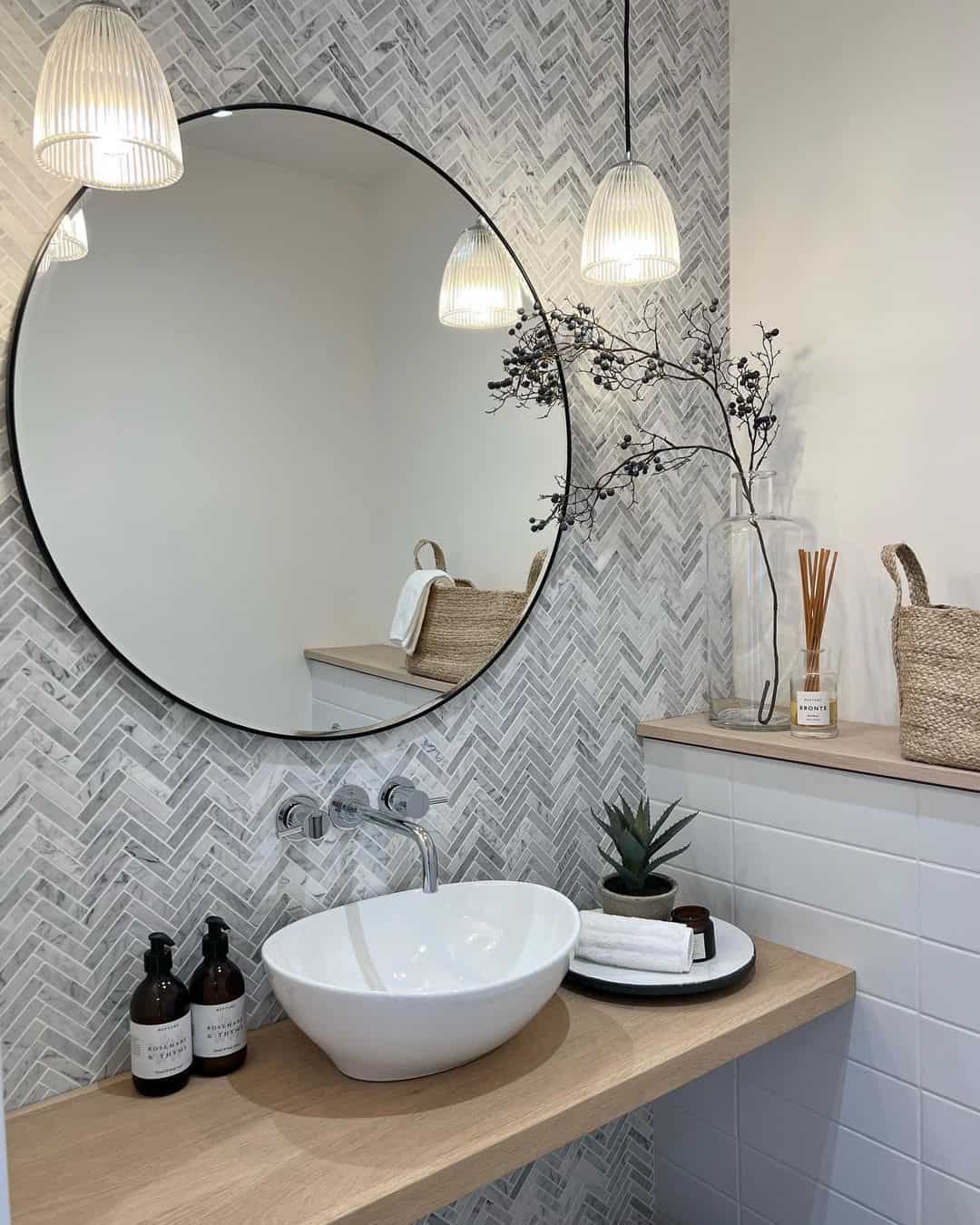 Fresh Look at 30 Tile Bathroom Wall Ideas To Make Your Space Sparkle