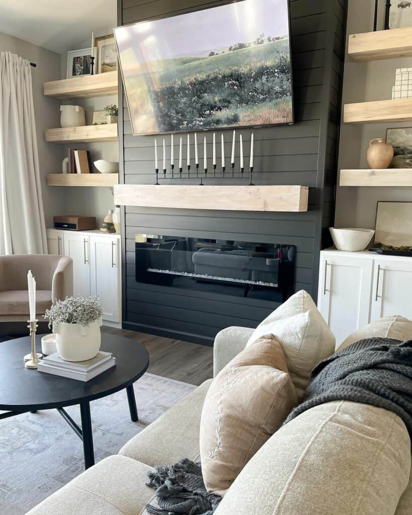 Accent Wall Ideas For Living Room Tv