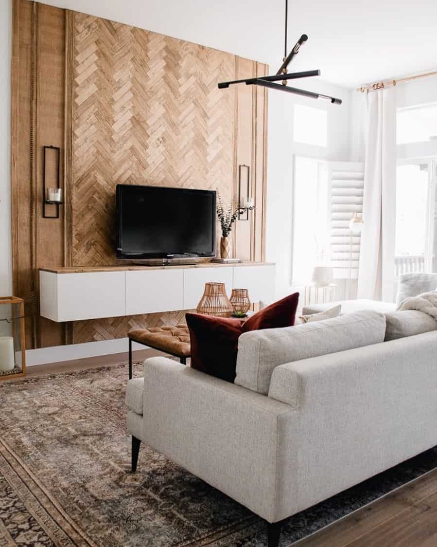 23 TV Accent Wall Ideas to Elevate Your Living Room