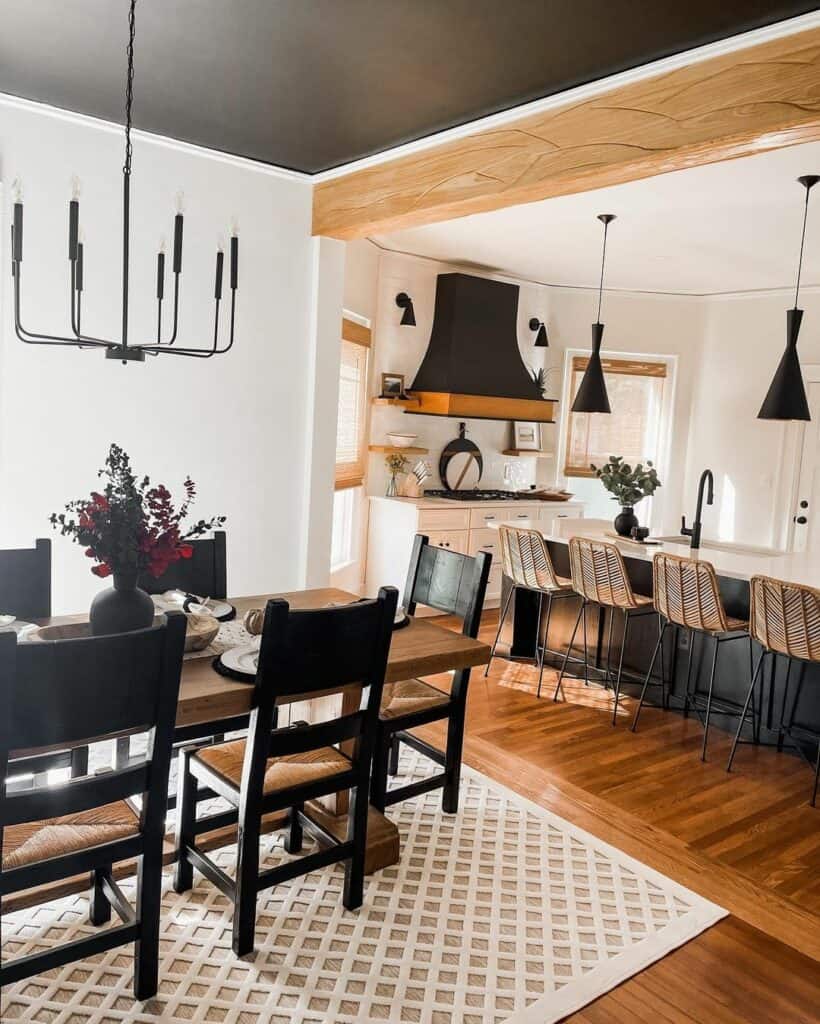 22 Perfect Designs for a Kitchen Dining Room Combo