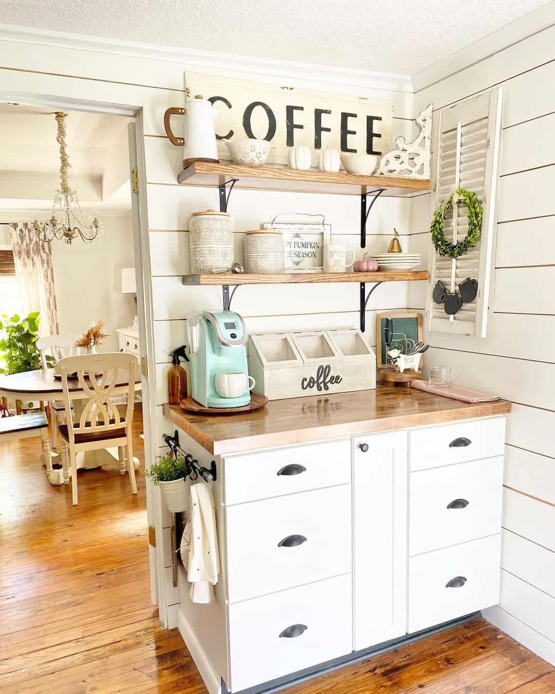 25 Aromatic Home Coffee Bars That Will Brew You Away
