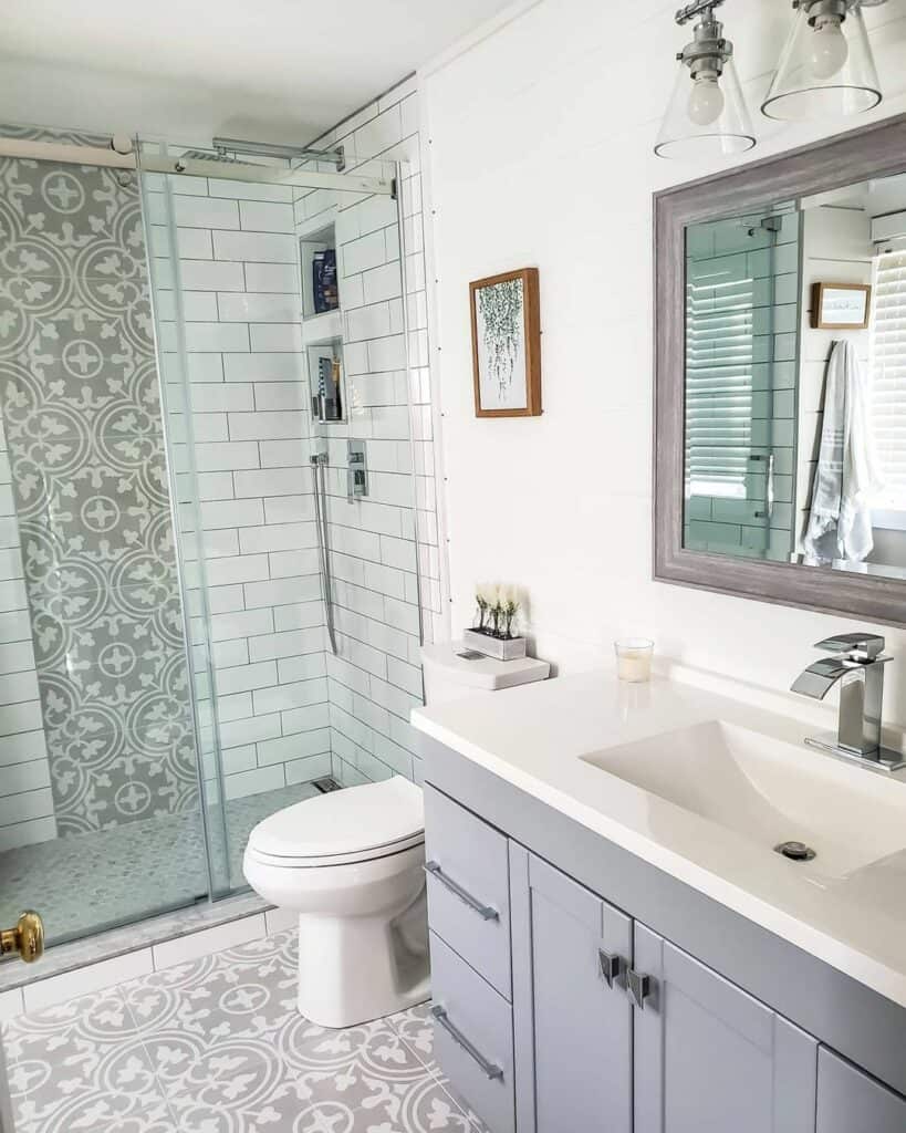 23 Ways To Upgrade a Bathroom With Accent Tile in a Shower