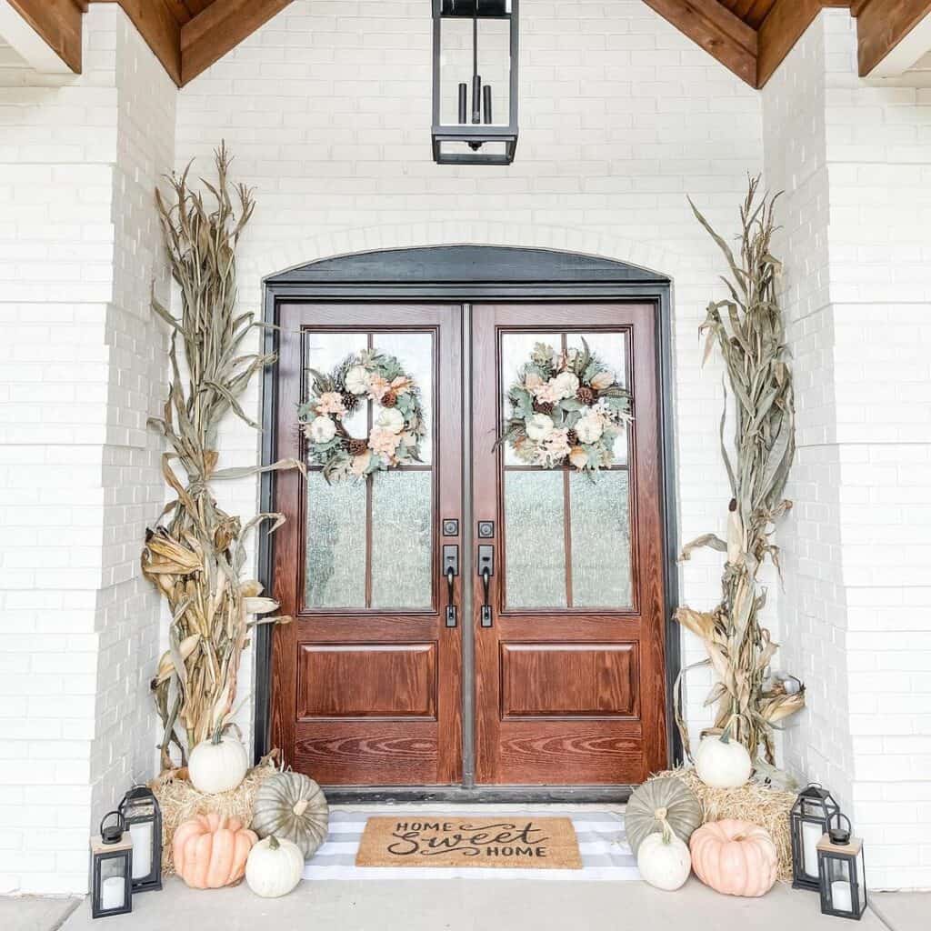 21 Double Front Door Décor Ideas for Twice the Fun