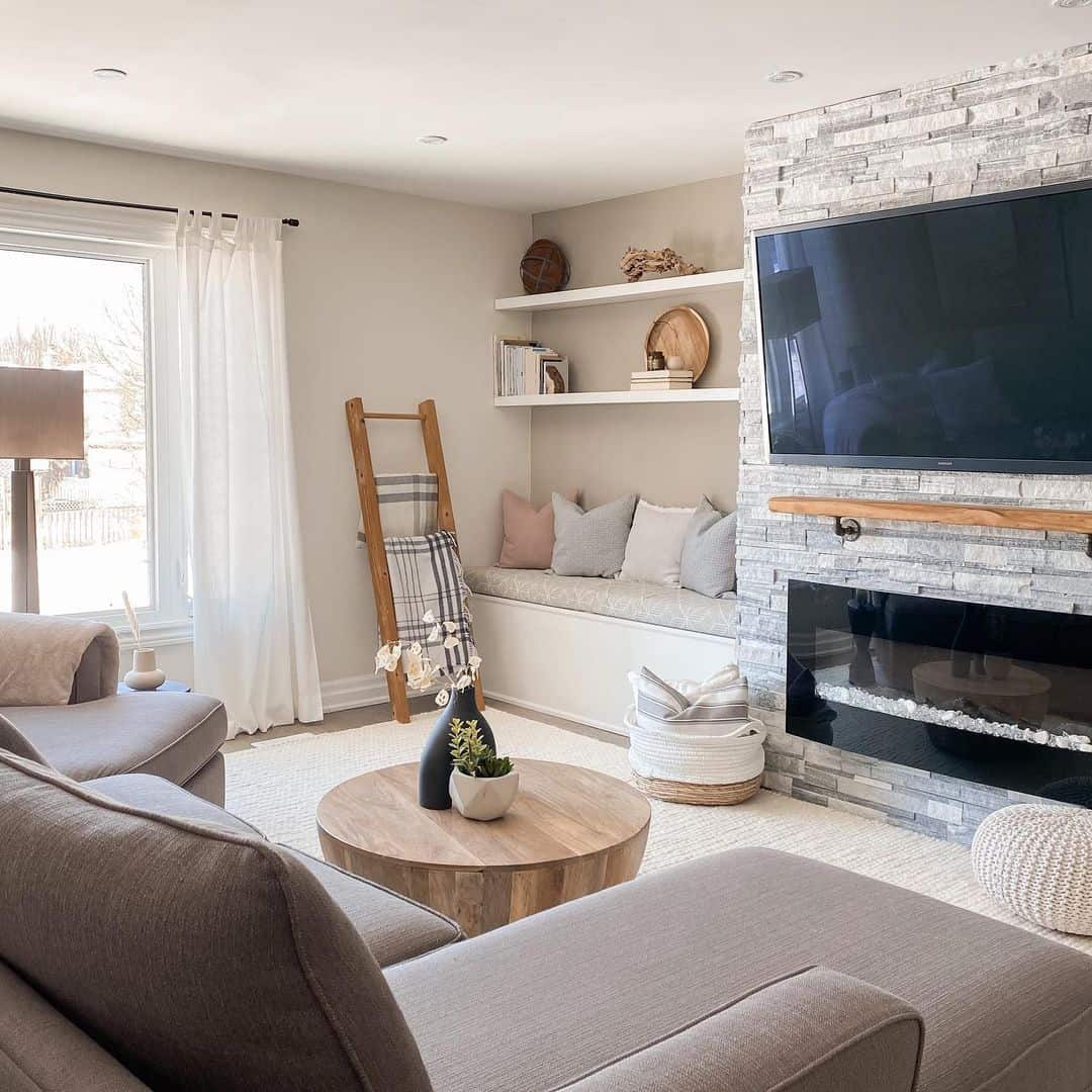 27 Living Room With Bench Ideas That Add Seating and Style - Minimalist Living Room Bench Ideas