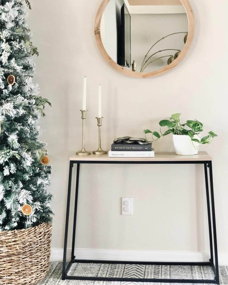 Modern Boho Table Christmas Decor