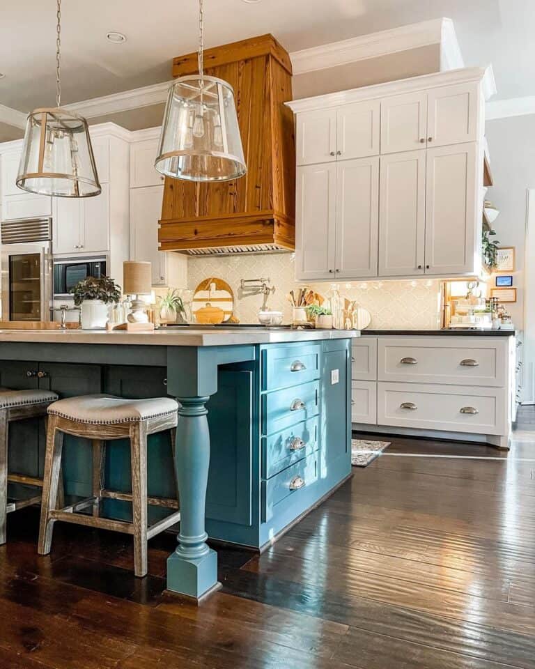 kitchen island with legs